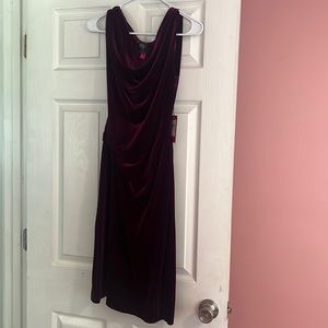 Vince Camino size 10 Wine colored velvet dress